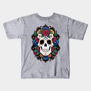 Day of the Dead Skull 04 Kids T-Shirt